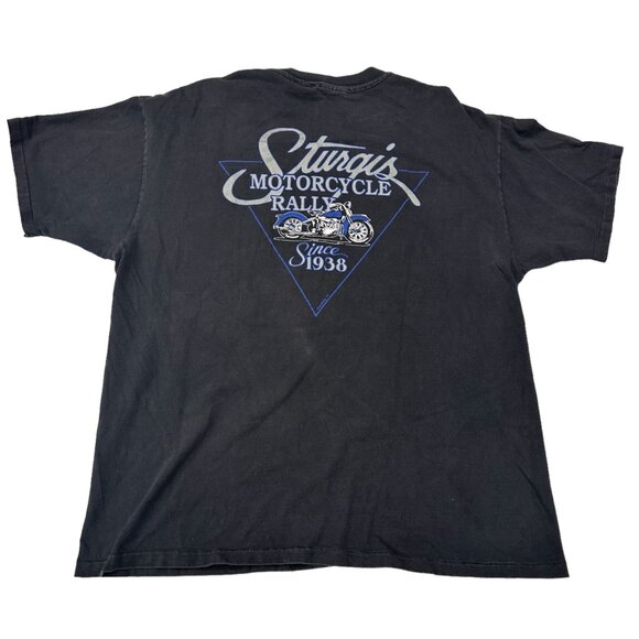 Vintage Broken Spoke Saloon Sturgis Motorcyle Rally Single Stitch XL Tshirt 90s - Picture 7 of 11